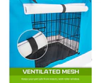 Paw Mate Cage Cover Enclosure for Wire Dog Cage Crate 30in - Blue