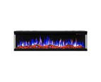 Fenton 1600w 3 Sided 60 Inch Recessed / Wall Mounted Electric Fireplace