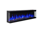 Fenton 1600w 3 Sided 60 Inch Recessed / Wall Mounted Electric Fireplace