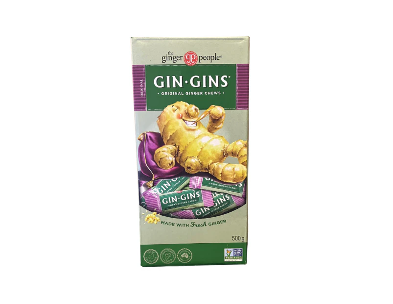 The Ginger People Gin Gins Original Ginger Chews 500g