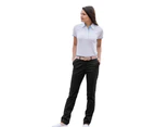 Front Row Womens Cotton Rich Stretch Chino Trousers (Black) - RW4700