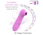 10 Speed Clitoral Sucking Nipple Sucker Vibrator G-Spot Oral Sex Toys For Women-Pink