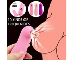 10 Speed Clitoral Sucking Nipple Sucker Vibrator G-Spot Oral Sex Toys For Women-Pink