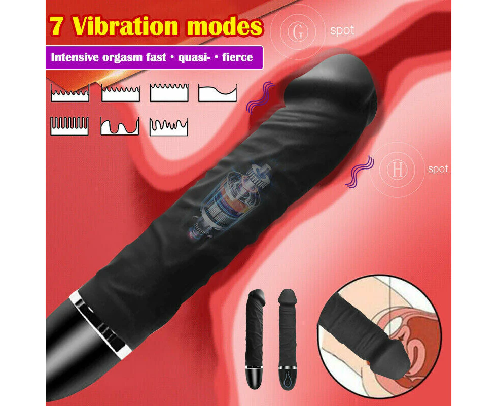 Adult Female Waterproof Massager Multispeed Dildo Vibrator G-spot Sex Toys Women