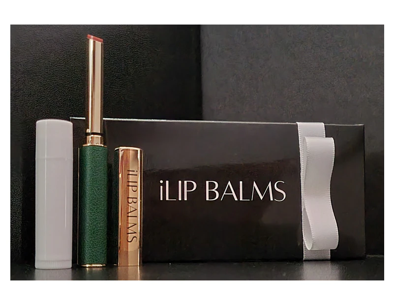 IILIP BALMS Organic Clear Lip Balm (Olive GreenTube) + complimentary balm