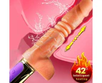 Automatic Thrusting Dildo Sex Machine Realistic Penis Heating Vibrator Big Dick