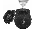 Clit Pump Sucking Rose Vibrator G-Spot Dildo Waterproof Adult Sex Toy for Women