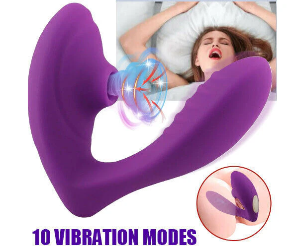 Electric Clit Sucking Anal Panties Vibrator G-Spot Dildo Sex Toys for Female