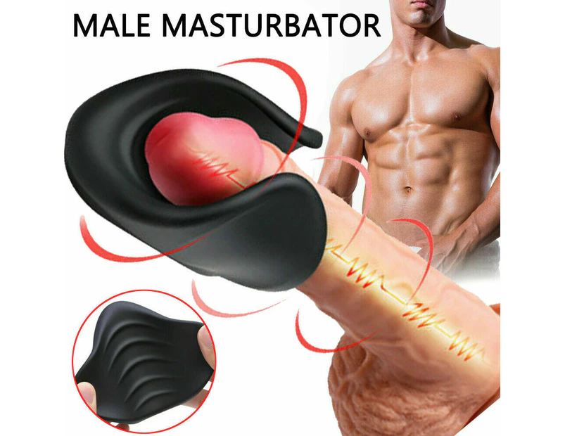 Male Glans Penis Vibrator Massager Male Masturbator Cup Handsfree Sex Toys