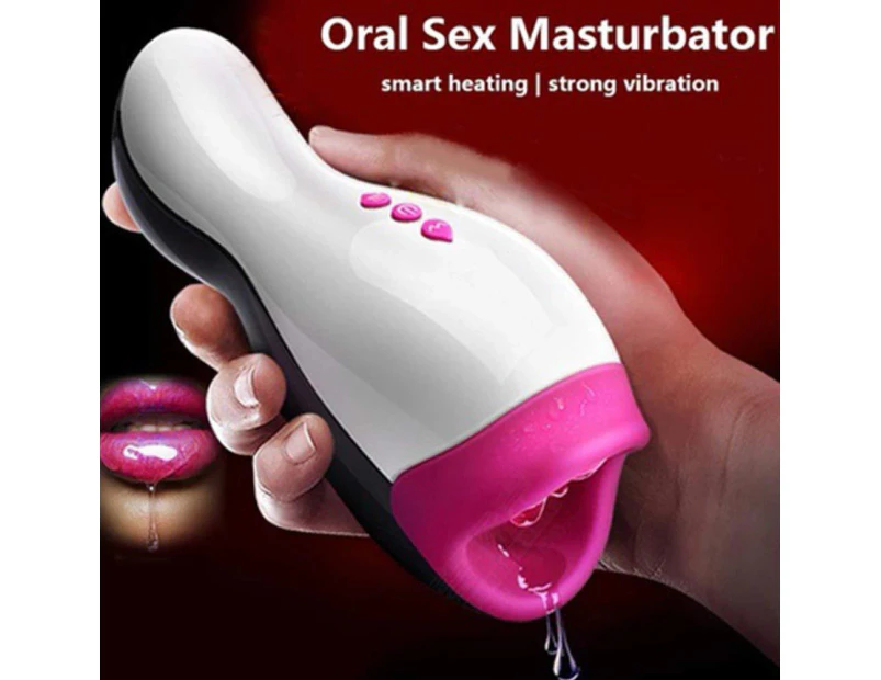 Male Sex Automatic Sucking Licking Oral Blow Job Stroker Masturbators Sex Toys