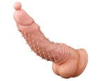 Men Extension Penis Sleeve With G-spot Vibrator Sex Toys Reusable Penis Enhancer