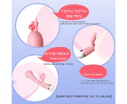 Multispeed Rabbit Vibrator G spot Dildo Thrusting Massager Female Adult Sex Toy