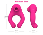 Penis Cock Ring Clit Sucking G-spot Dildo Vibrator Sex Toys For Men Couple Women