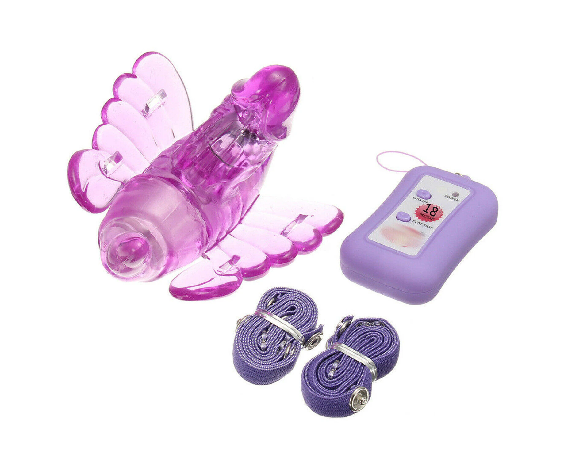 Remote Control Wearable Panties Clit Vibrator Dildo Vibe Sex Toy For Women Adult-Purple