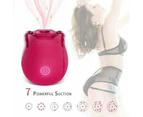 Rose Sucking Vibrator Clit Sucker Dildo Women G-spot Massager Sex Toy for Women