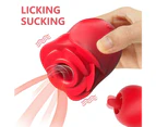 Sex Toy Clit Sucker Rechargeable Rose Clitoral Suction Vibrator Sucking Pump