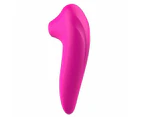 Sucking Vibrator Clit Sucker Dildo Women G-spot Massager Adult Sex Toy Couple-Rose Red