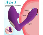 Waterproof Clit Sucking Vibrator G-spot Dildo Vibe Sucker Sex Toys for Women