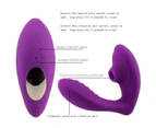 Waterproof Clit Sucking Vibrator G-spot Dildo Vibe Sucker Sex Toys for Women