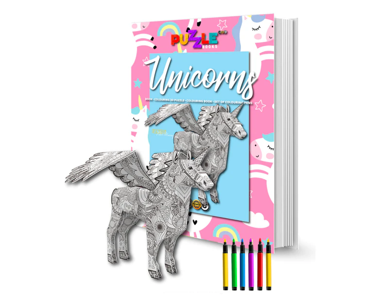 Unicorns Puzzle Book