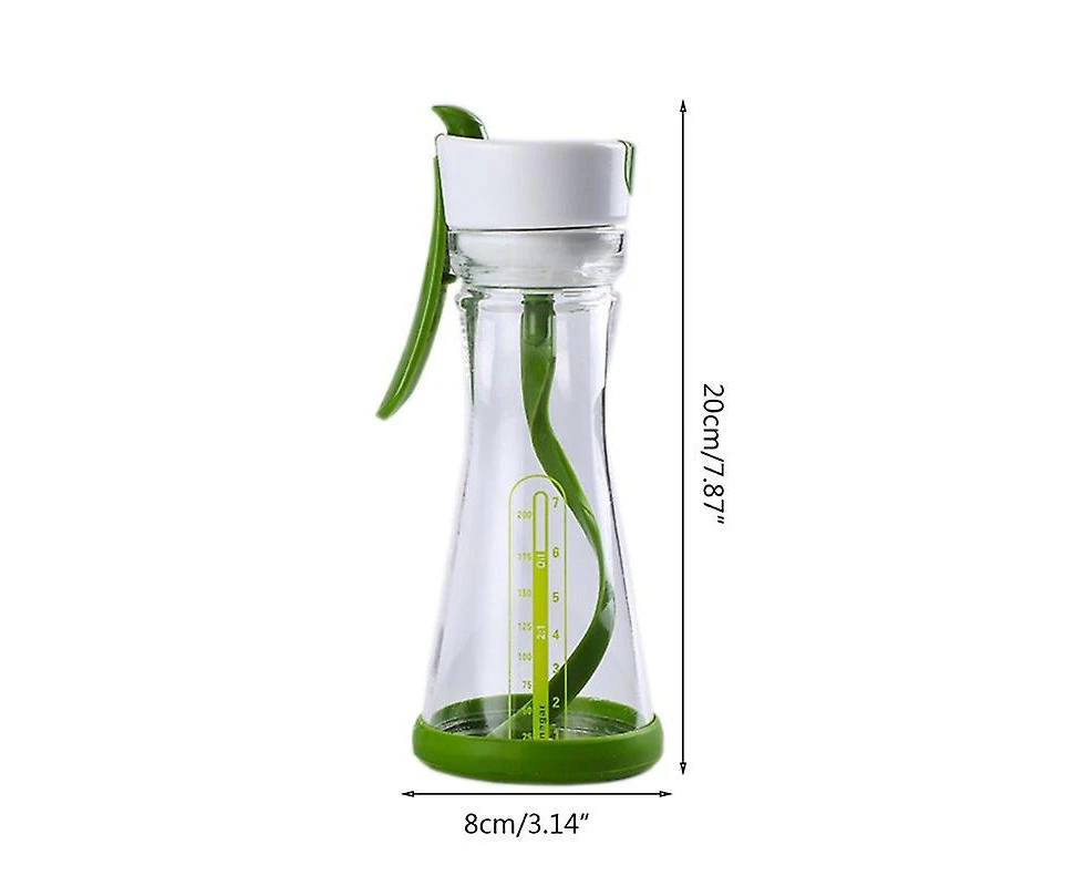 50lb Manual Mixing Cup Salad Dressing Stirring Blending Mixer Bottle Seasoning Sauce Dipping Juice Container Shaker Blender