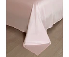 60s 100% Bamboo Lyocell Fabric Bedding Sheet Set in Soft Pink