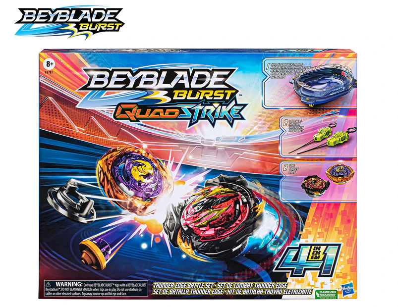 Beyblade Burst QuadDrive Thunder Edge Battle Set - Multi