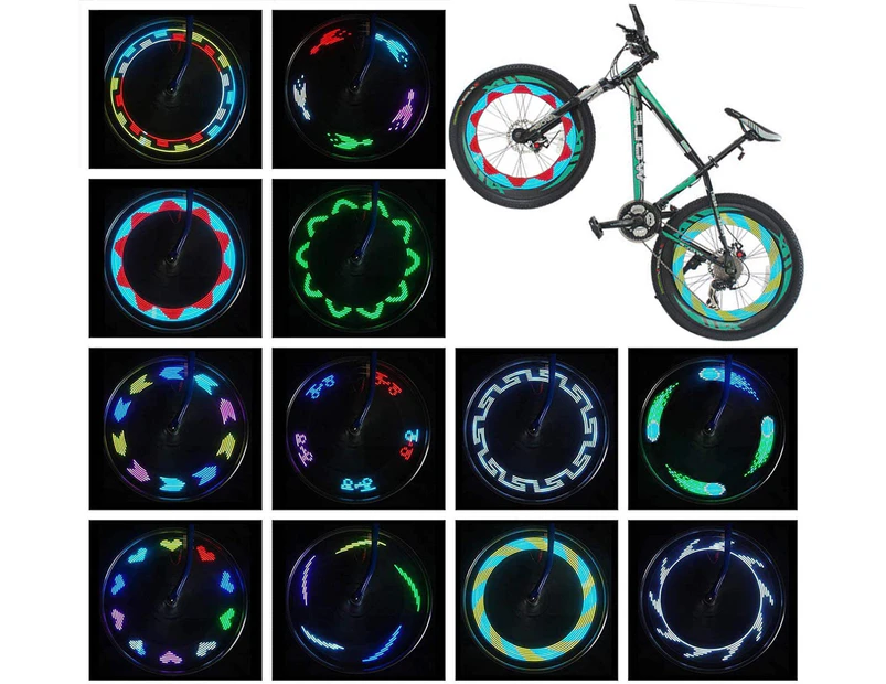 LED Bike Wheel Lights Waterproof Bicycle Wheel Lights Ultra Bright Bike Spoke Lights Bike Tire Lights Safety Adult and Kids Bike Accessories 1 Pack Catch