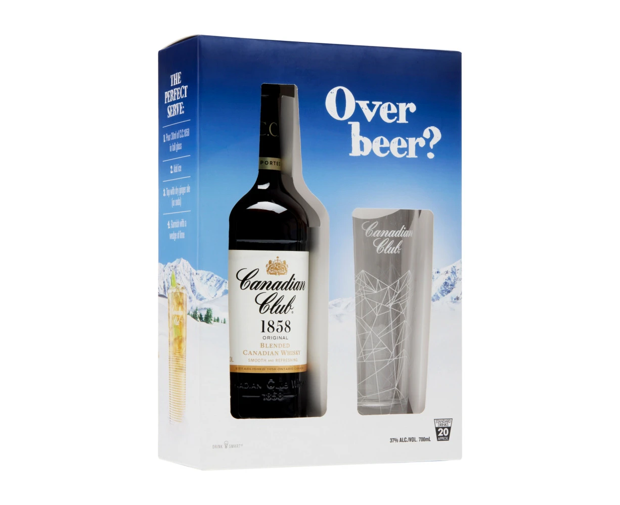 Canadian Club Highball Glass Gift Pack