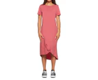Silent Theory Women's Twisted Tee Dress - Red