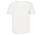 Billabong Girls' Cali Bear Tee / T-Shirt / Tshirt - Salt Crystal/Multi