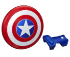 Marvel Avengers Captain America Magnetic Shield & Gauntlet Set - Red/White/Blue