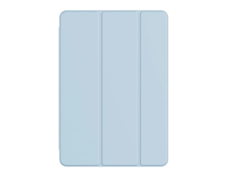 MCC iPad Pro 12.9" 2021 5th Gen Case Cover Clear Back Pencil Holder Apple [Light Blue]