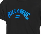 Billabong Toddler Boys' Arch Wave Tee / T-Shirt / Tshirt - Black/Blue