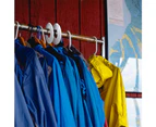 40pcs Blank Closet Size Dividers Round Clothing Rack Organizer Home Shop Favor