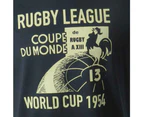 1954 Rugby League World Cup Vintage Navy T-Shirt - Navy