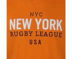 T-Shirt New York Rugby League Orange - Orange