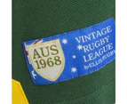 Australian Rugby League Shirt Polo Retro Kangaroo Style - Yellow