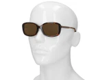 Coach Women's 0HC8278 Polarised Sunglasses - Dark Tortoise/Brown