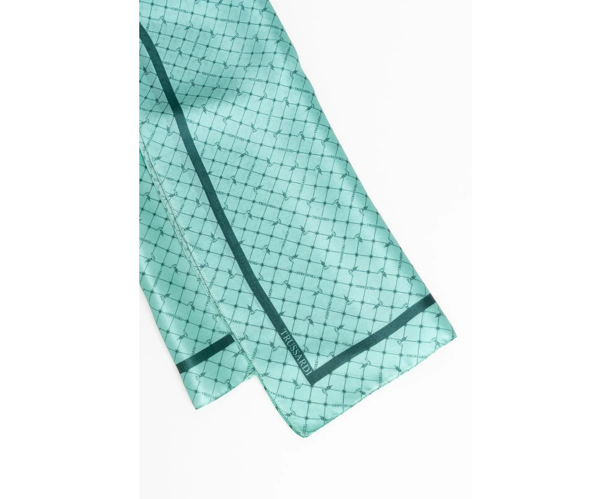 Trussardi  Light-blue Silk Scarf Light-blue Women