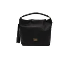 Pompei Donatella  Black Leather Shoulder Bag black Women