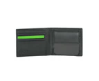 La Martina  Black Calfskin Wallet Black Men