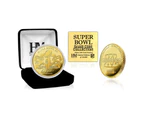 Super Bowl XL NFL Gold Flip Coin (39mm) - Gold
