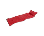 Trailblazer Self-Inflatable Foldable Air Mattress With Pillow - RED