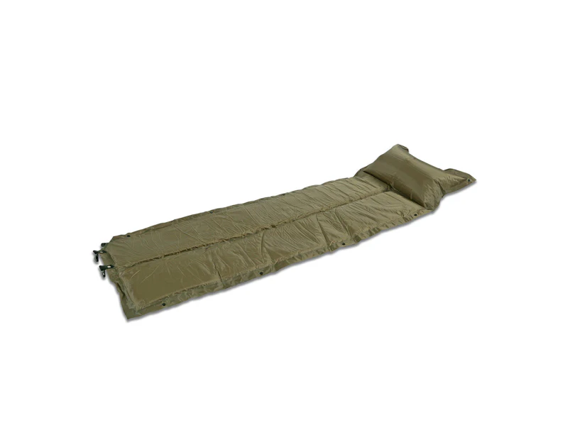 Trailblazer Self-Inflatable Air Mattress With Pillow | Olive Green