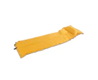 Trailblazer Self-Inflatable Air Mattress With Pillow | Yellow