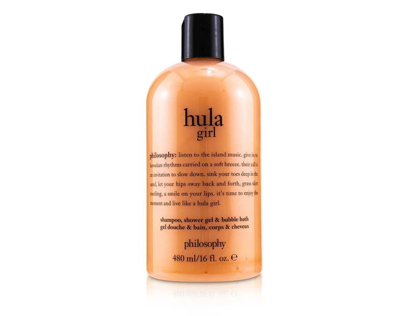 Philosophy Hula Girl Shampoo, Shower Gel & Bubble Bath 480ml/16oz