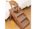 Furbulous Foldable Pet Stairs Portable Lightweight Indoor Ladder