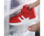 5 pcs Shoe Drawers Display Cases Rack Storage Plastic Cabinet Sneaker Boxes Organiser