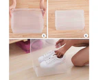 BJWD 20X Shoe Storage Transparent Box Foldable Stackable Case Plastic Portable Clear